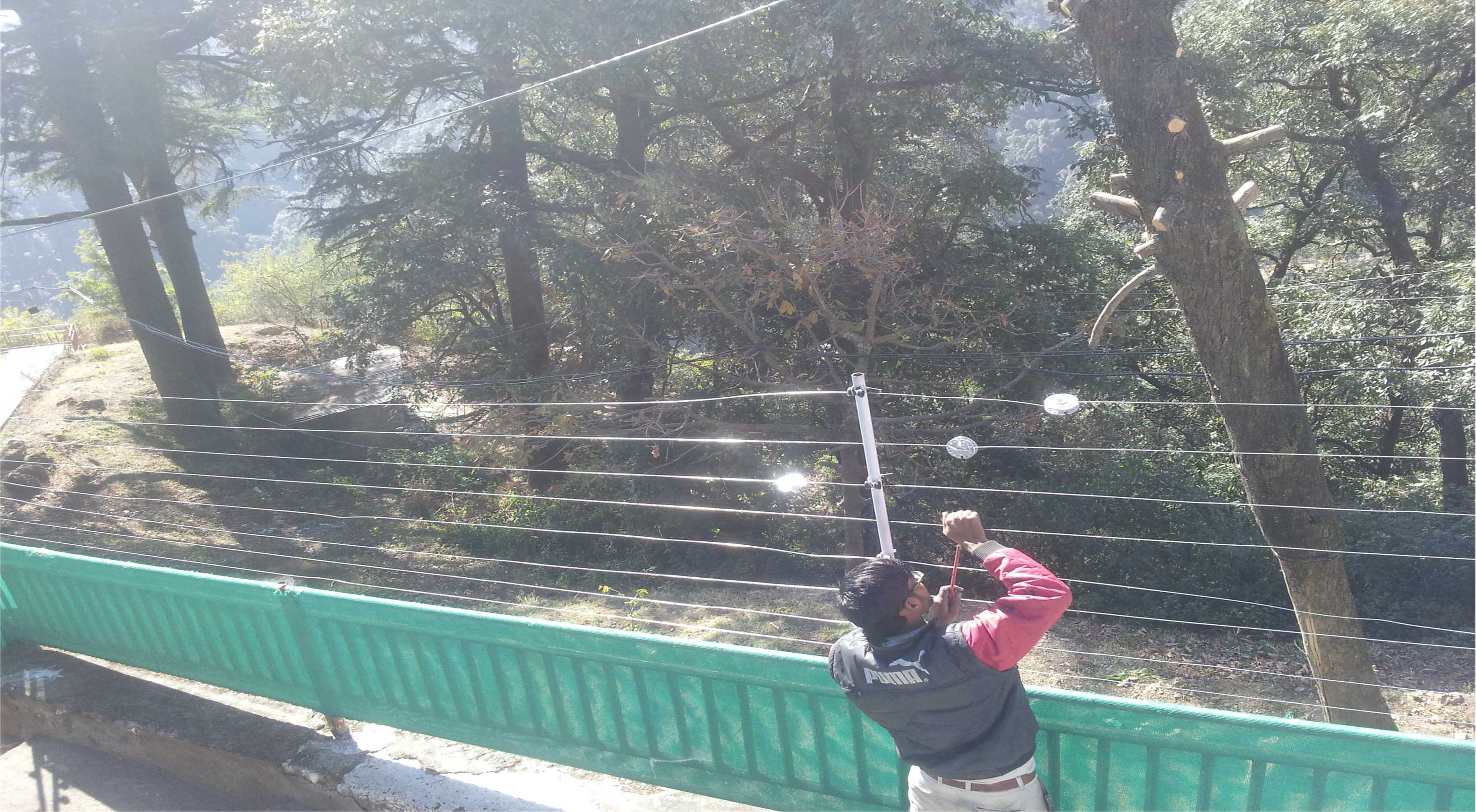 Solar Fence in Mussoorie, keep unwelcome animals out of the premise